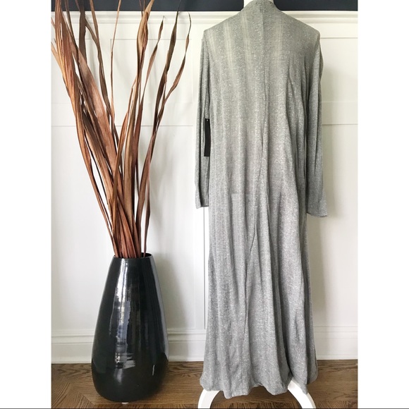 Gray Lightweight Duster - Picture 3 of 4